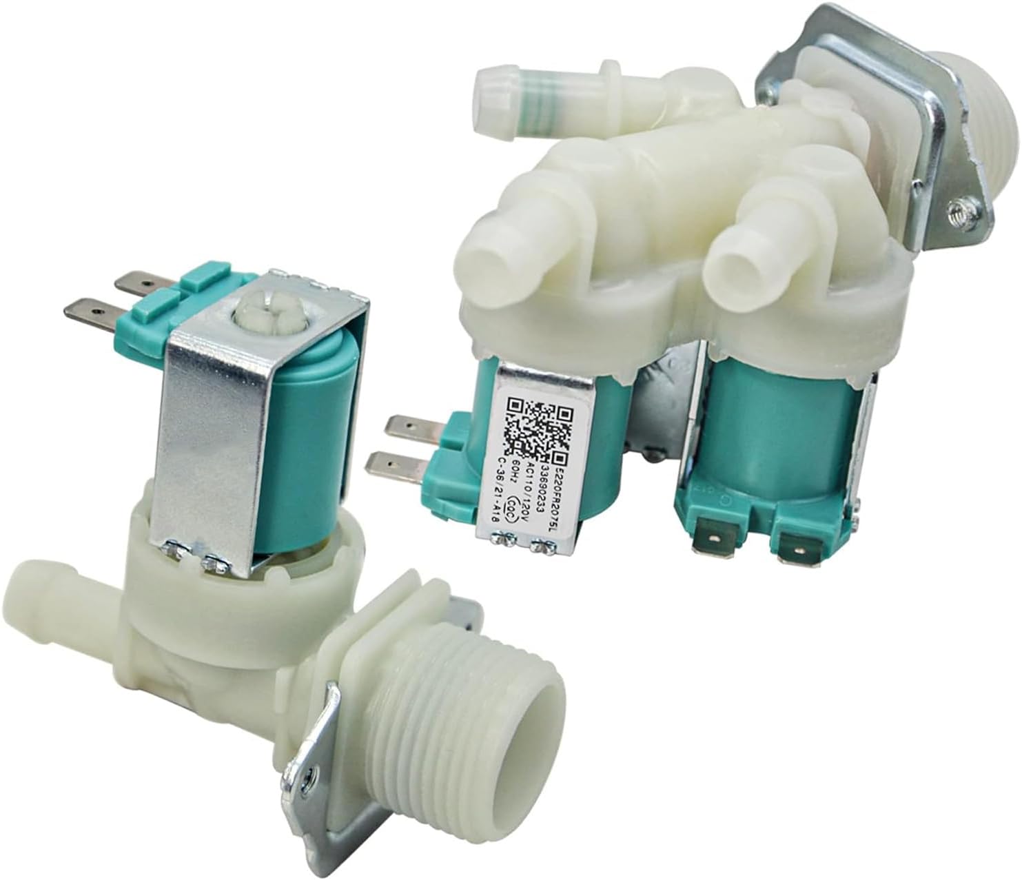 Automatic Washing Machine Water Inlet Valves Easy Install -Saving Flows Control for Home Laundry Appliances Washing Machine Inlet Valves Assembly