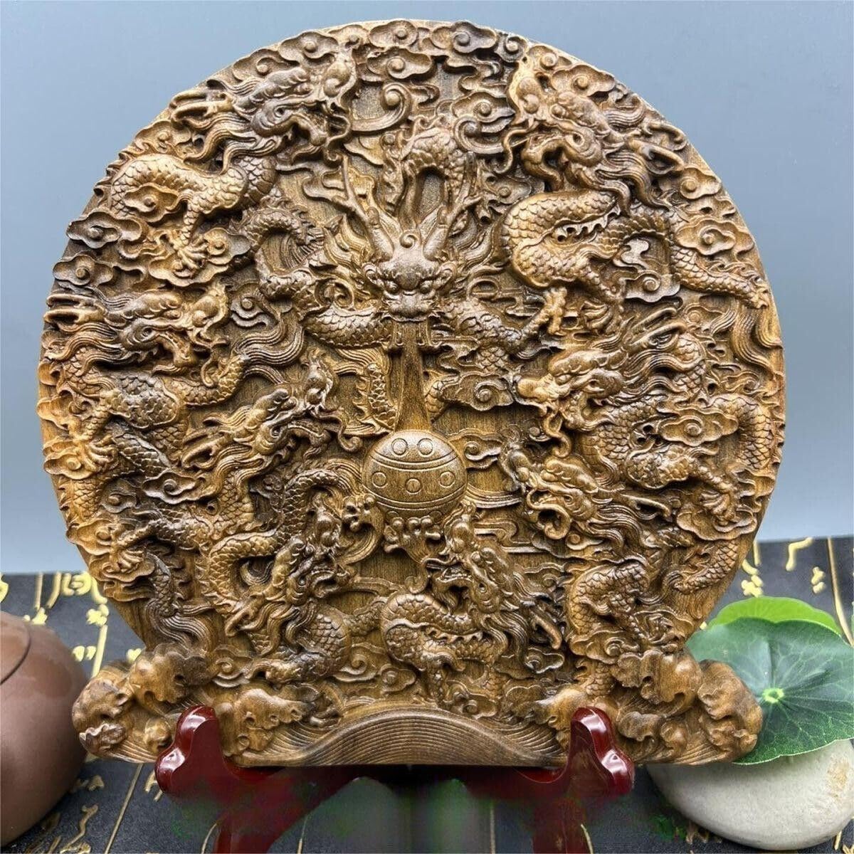 Agarwood Cambodia Agarwood Domineering Hand Carving Dragon Agarwood Furnishing Decoration