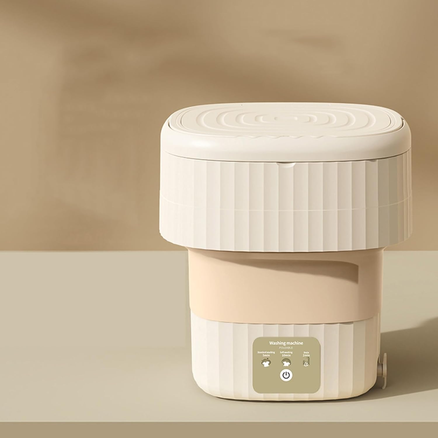 Portable Washing Machine, Mini Washer with 3 Modes And Spin Basket, 9L Large Capacity Laundry Washer Deep Cleaning for Underwear,Baby Clothes, Foldable Washing Machine for Apartments,Camping,Travel