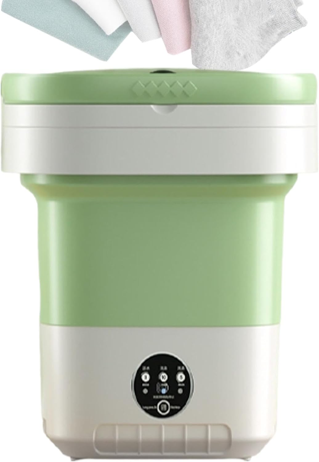 2-into-1 Laundry Washer Machine - Portable Washer Machine, Household Smart Portable Washer, Student Dormitory Underwear Washing Machine for Underwear, Light Clothes, Toddler Clothes