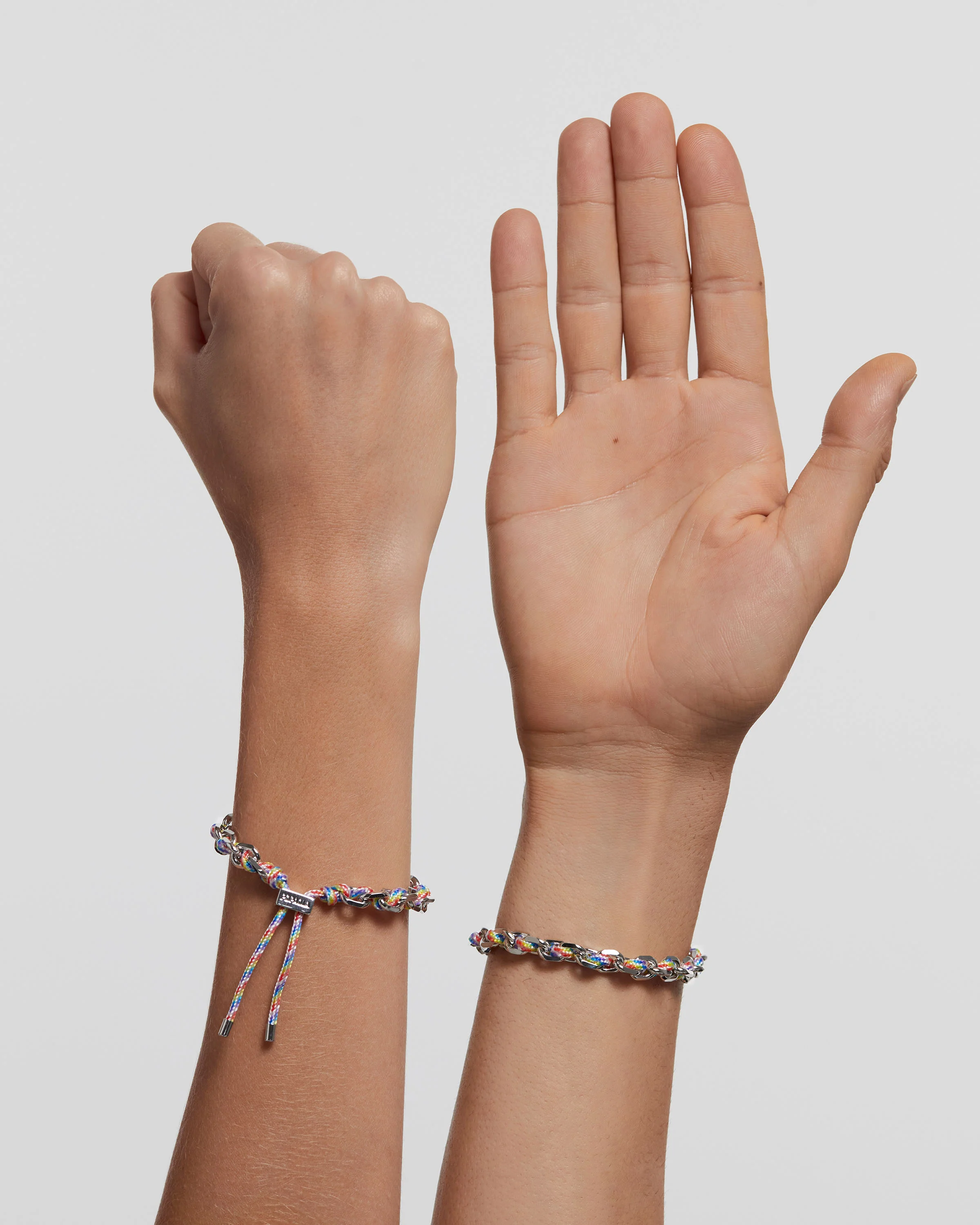 Prisma Rope and Chain Bracelet