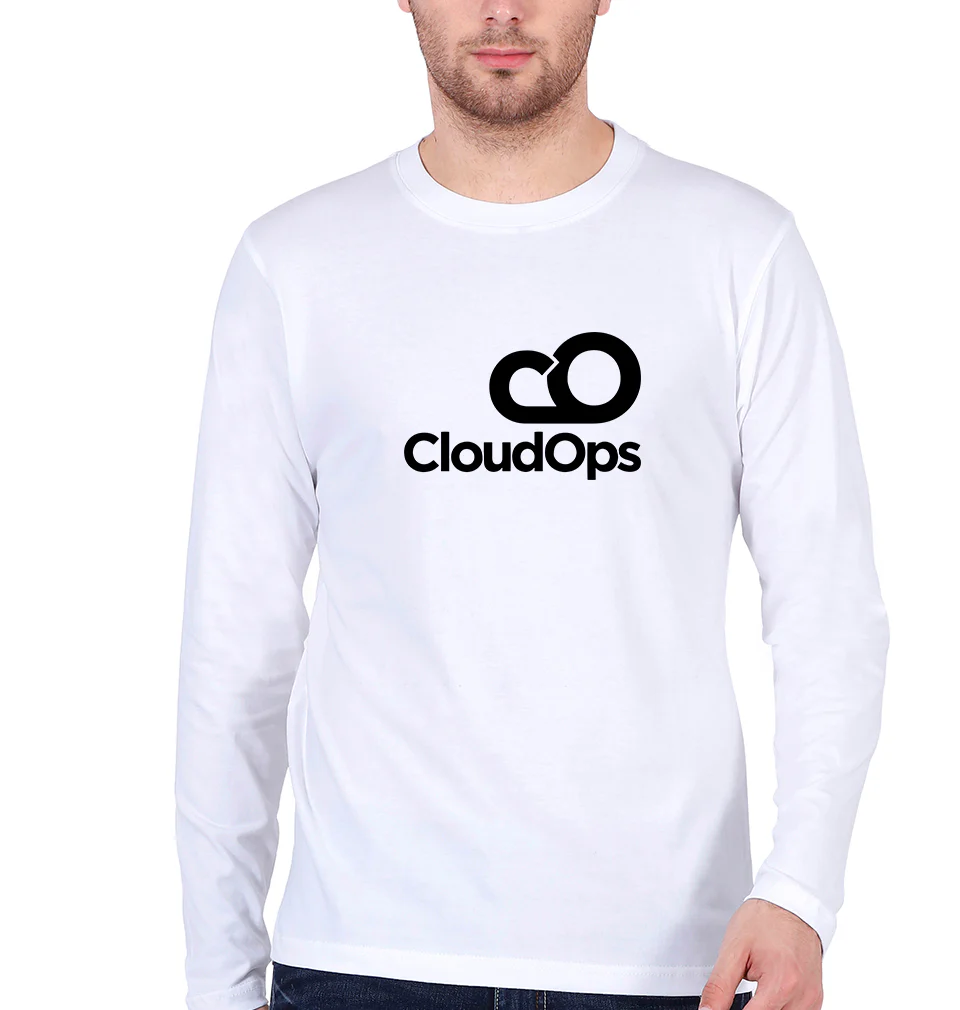 CloudOps Full Sleeves T-Shirt for Men