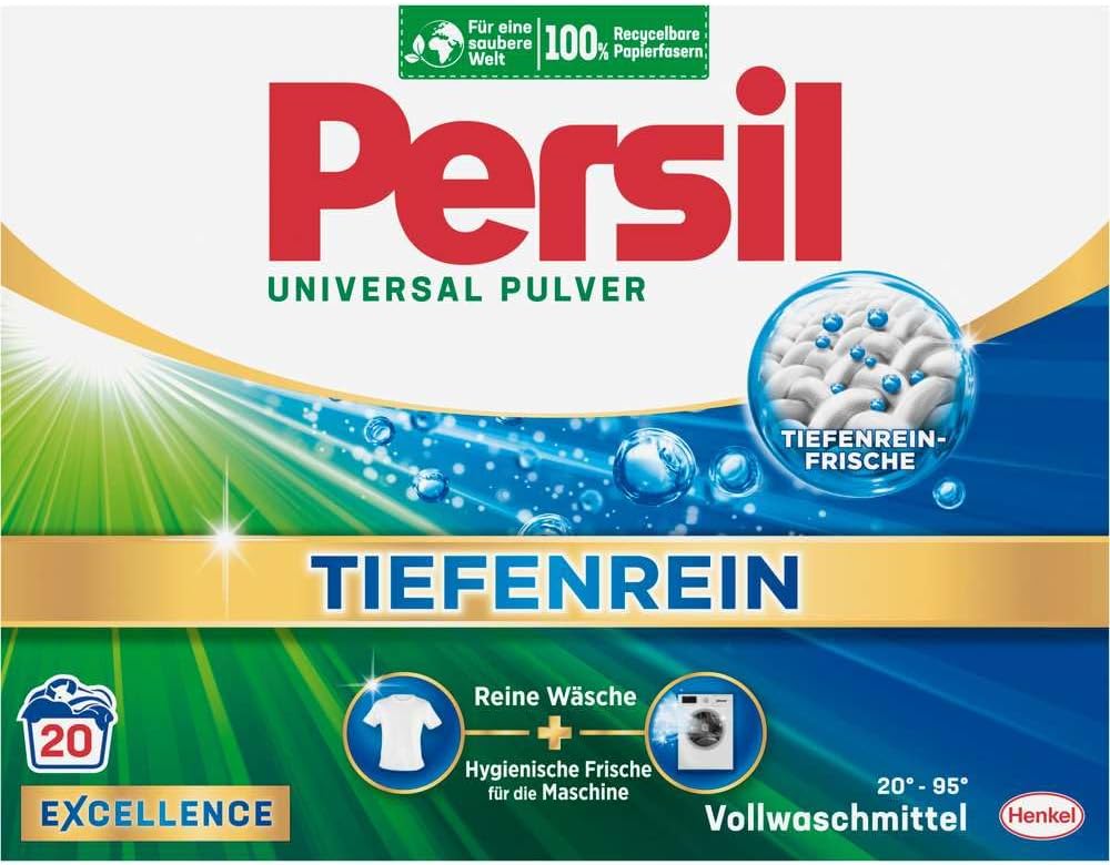 Persil Universal Detergent Powder (20 Loads | 2.6 lbs | 1.2 kg) - All-in-one Solution For Deep Clean Laundry And Freshness For The Machine