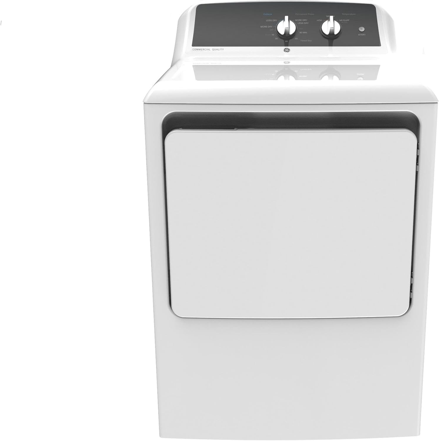 GE GTX52EASPWB 6.2 cu. ft. Capacity aluminized alloy drum Electric Dryer