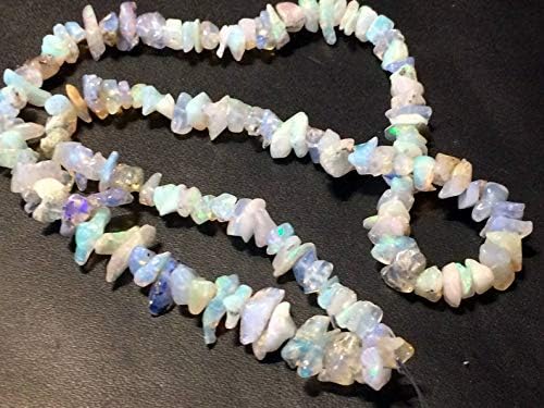 Ethiopian Welo Opal Chip Beads, Ethiopian Fire Opal Beads, Chip Beads Opal Necklace, 5-10mm, 18 Inch