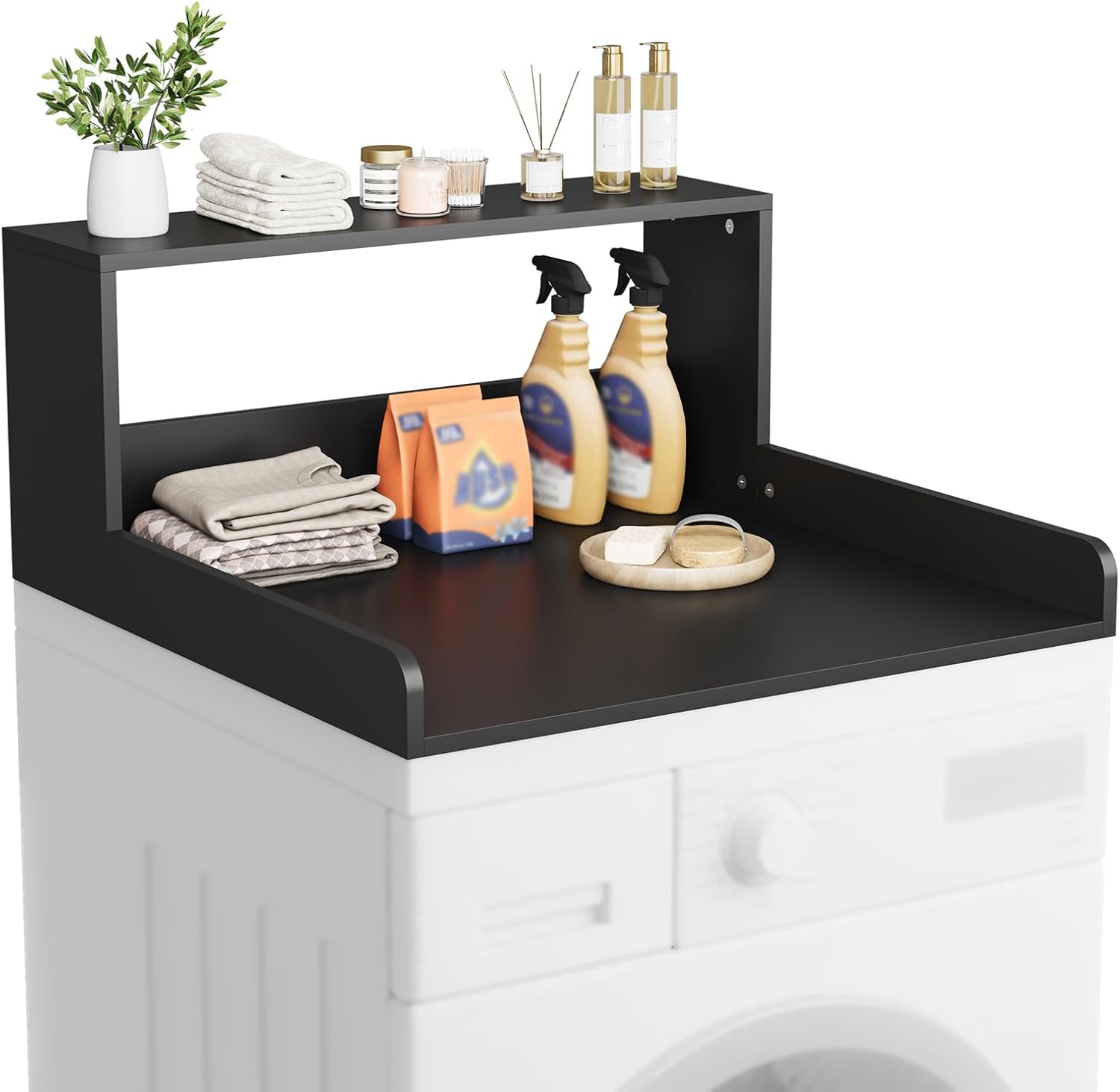 Washer Dryer Countertop with Shelf, 27.5