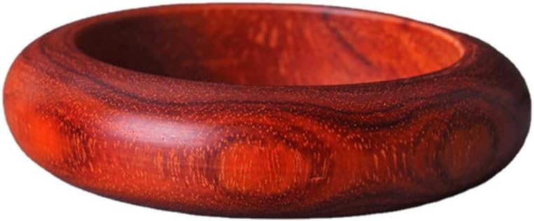 Mascot Wooden Crafts Wood Carving Art Wood Decoration Artwork 送母亲礼物 印度小叶紫檀手镯 大料加工制成 (印度小叶紫檀手镯10mm)