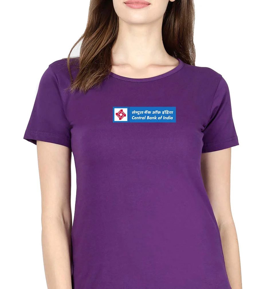 Central Bank of India T-Shirt for Women