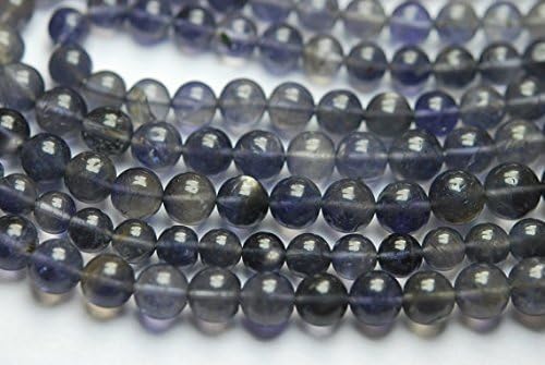 12 Inch Strand,Large Size,Natural IOLITE Smooth Balls Beads,6-7mm Size,