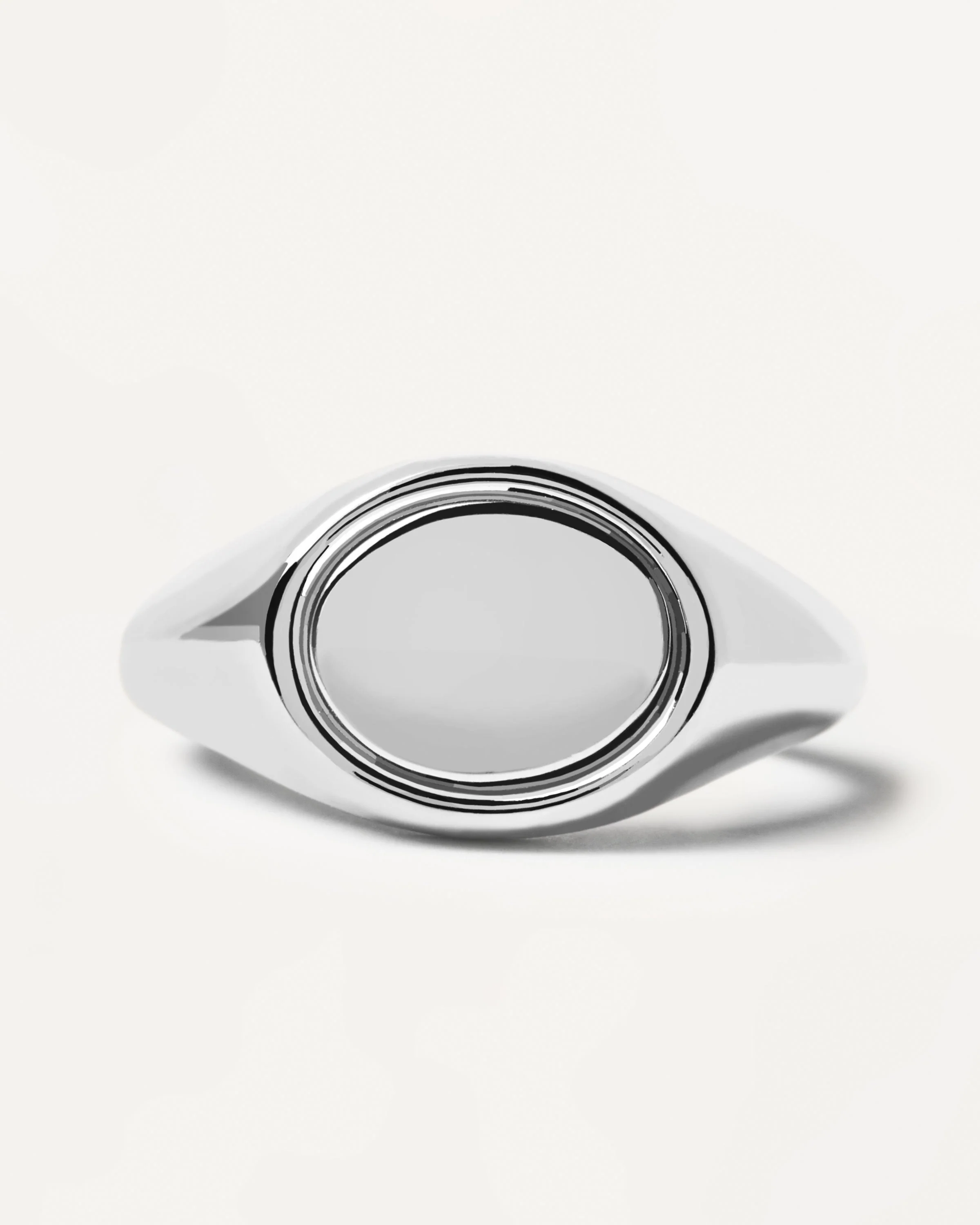 Stamp Silver Ring