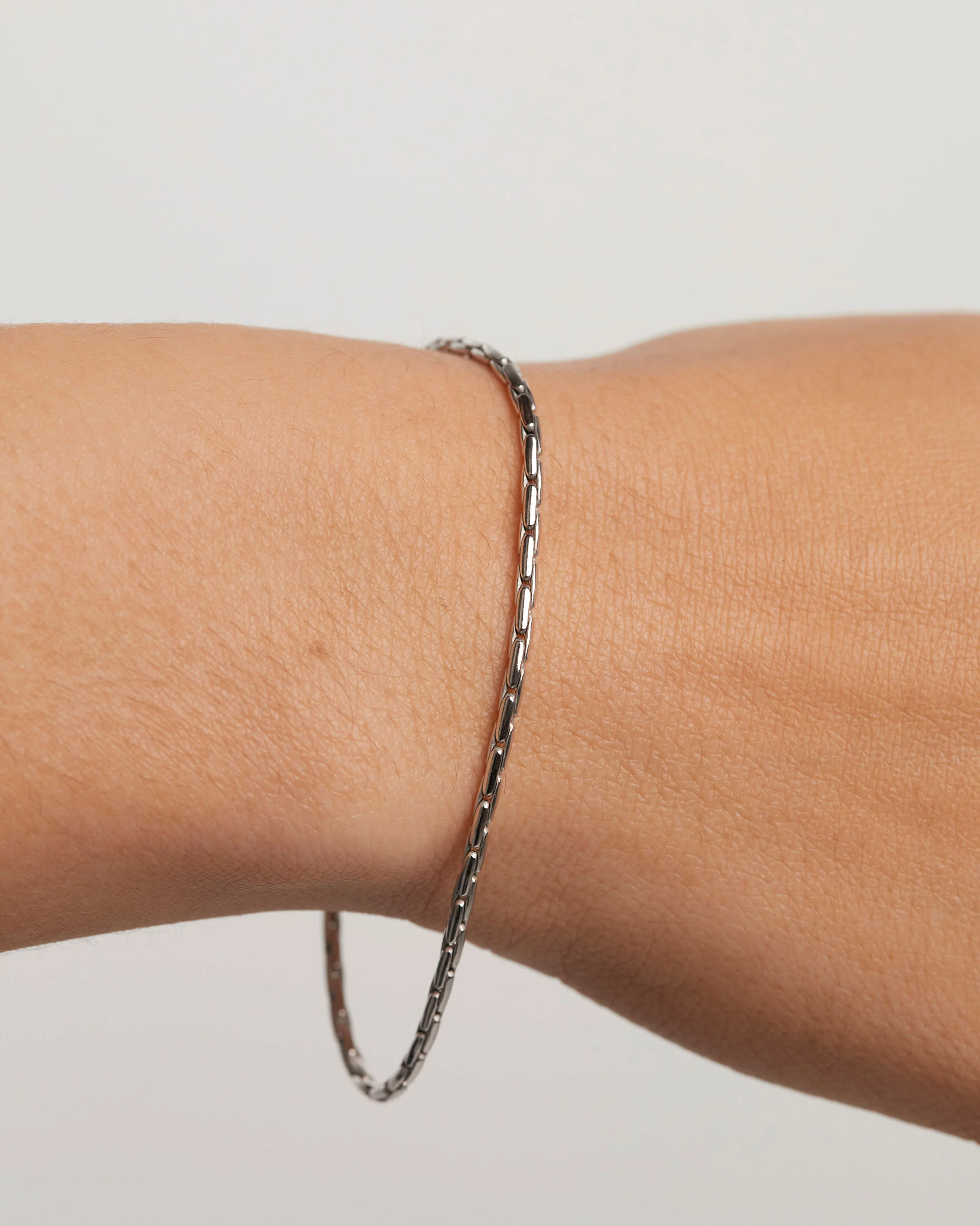 Boston Silver Chain Bracelet