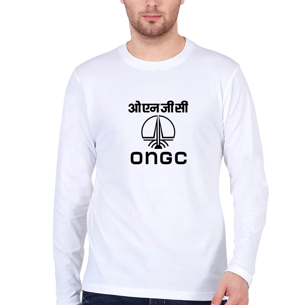 ONGC Full Sleeves T-Shirt for Men