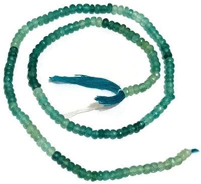 3 mm, Natural Rare Grandidierite Rondelles Beads -14