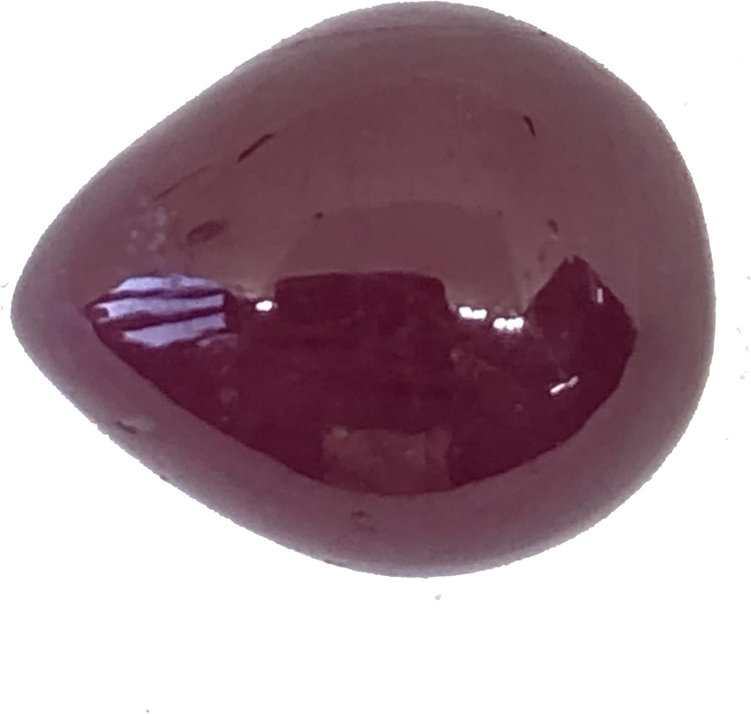 20.64 Ct Deep Red Ruby Pear Shape Cabochon Size 16.50x13.50 mm Attractive High Quality Fine Loose Gemstone Best For Making Pendant, Ring Jewelry