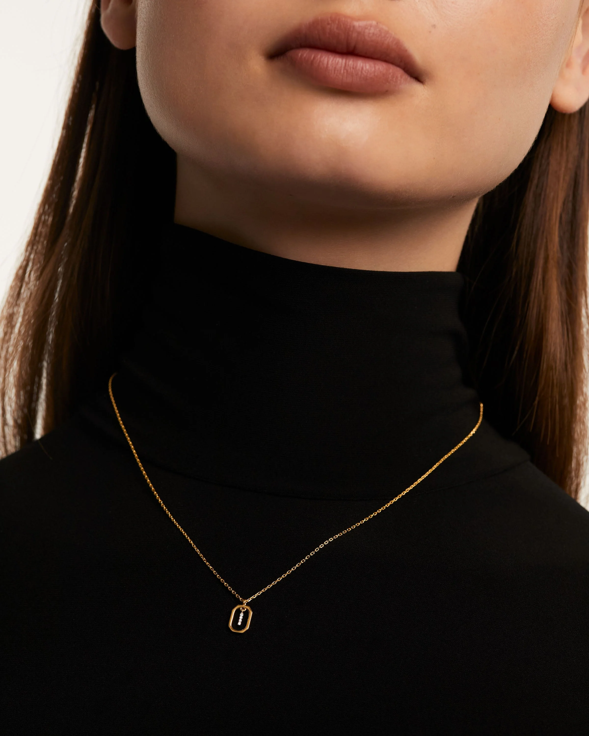 Mini Letter I Necklace
