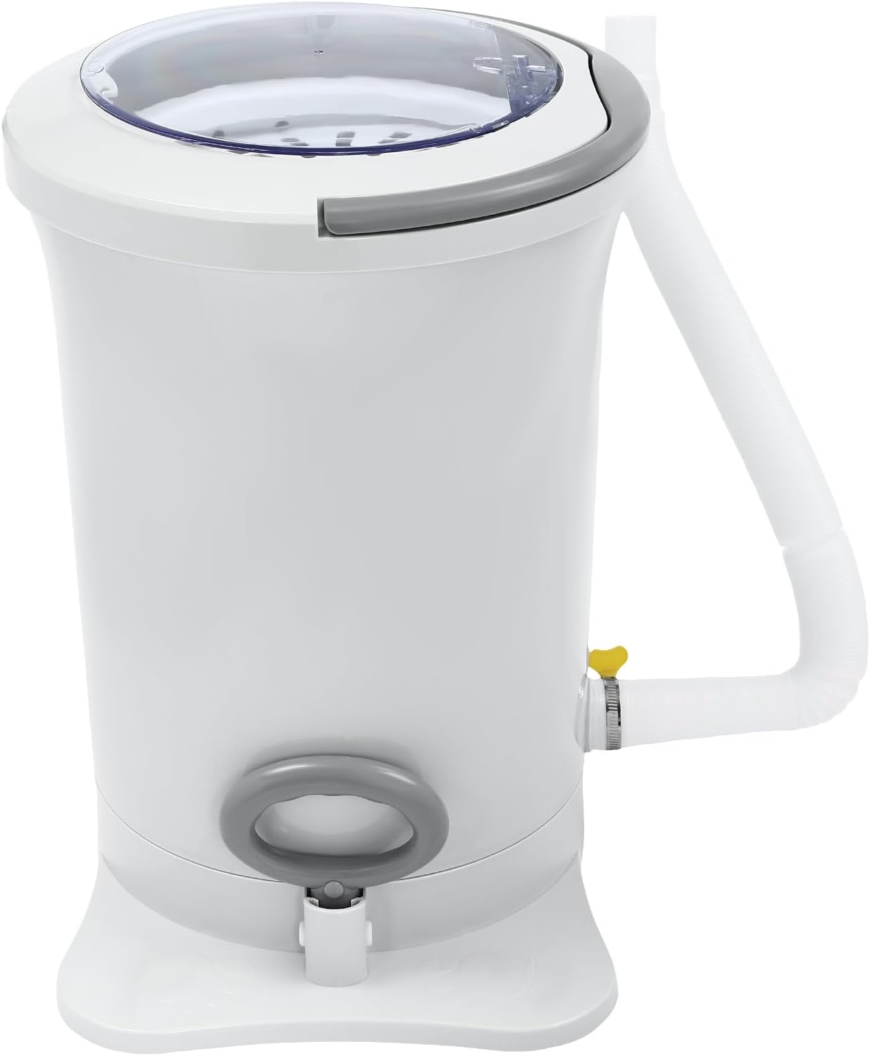 Manual Clothes Dryer, Large Capacity hand Powered Washing Machine, Manual Draw Cord Spin Dryer, Compact Washer Dehydrator for Home, Dorm, Apartment, RV, Travel, Outdoor Use 12L