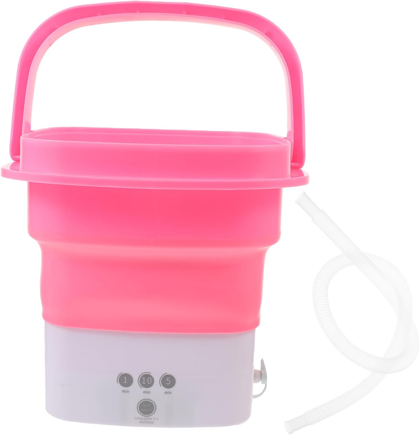 jojofuny Portable Mini Washing Machine Collapsible Laundry Bucket Foldable Laundry Machine Compact for Camping Travel Apartment Rv