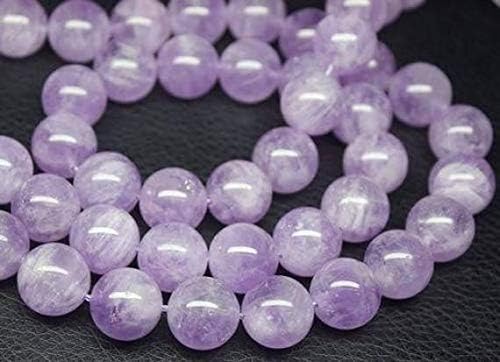 Lavender Amethyst Smooth Round Ball Gemstone Craft Loose Beads Strand 16 Inch Long 28 Beads 16mm Code-HIGH-1247