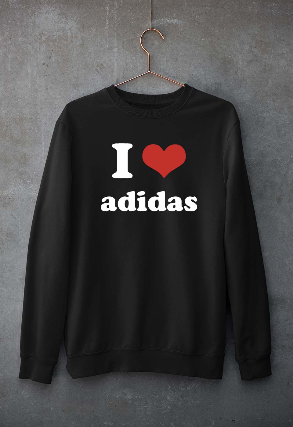 I Love adidas Sweatshirt for Men/Women