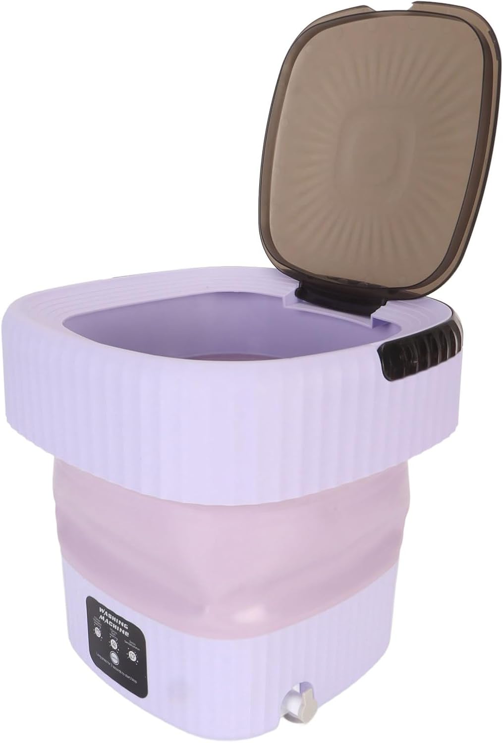 10L Low Noise Underwear Washing Machine Foldable Washing Machine Convenient Mini 3 Timed Automatic Washing Washing Machine Portable Laundry Equipment for Dormitory Hotel Travel (US Plug)