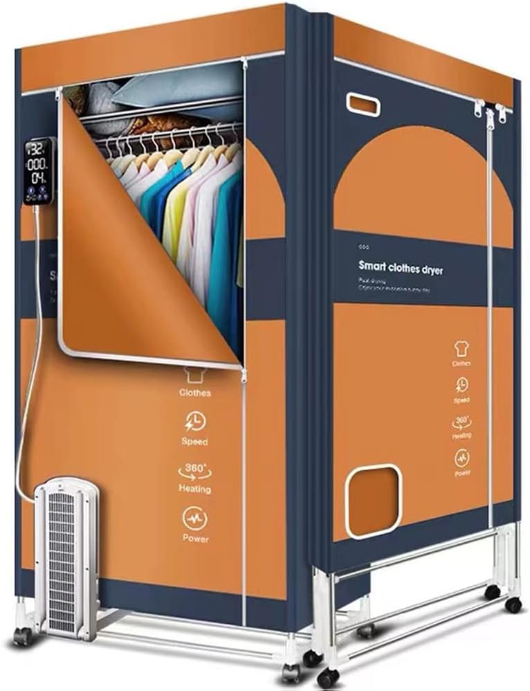 Foldable Electric Portable Clothes Airer Dryer Large Capacity 15kg Dryer Energy Efficient,for House Living Room