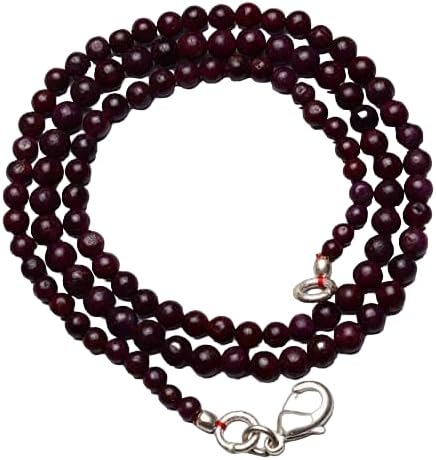 Hand_Crafted 16 Inch of Natural Ruby 4-5 mm rondelle Smooth Beads for Jewelry Making Gemstone Necklace YO-NECK-18211