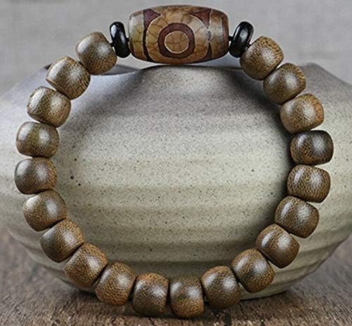 GLW Brunei Genuine Wild Agarwood Malas Meditation Prayer Beads 8mm Japa #4896