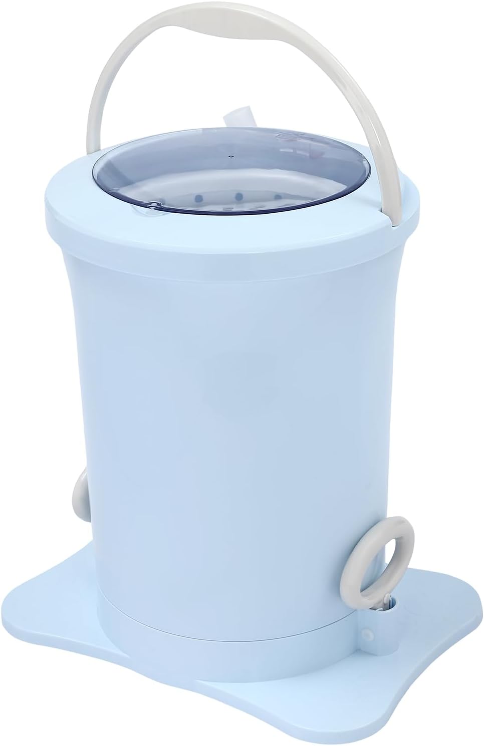 Manual Clothes Dryer Dehydrator, 3.17 Gallon Portable Mini Clothes Dehydrator, Pull Cord Spin Laundry Wringer, Small Cloth Washer For RV, Camping, Apartment