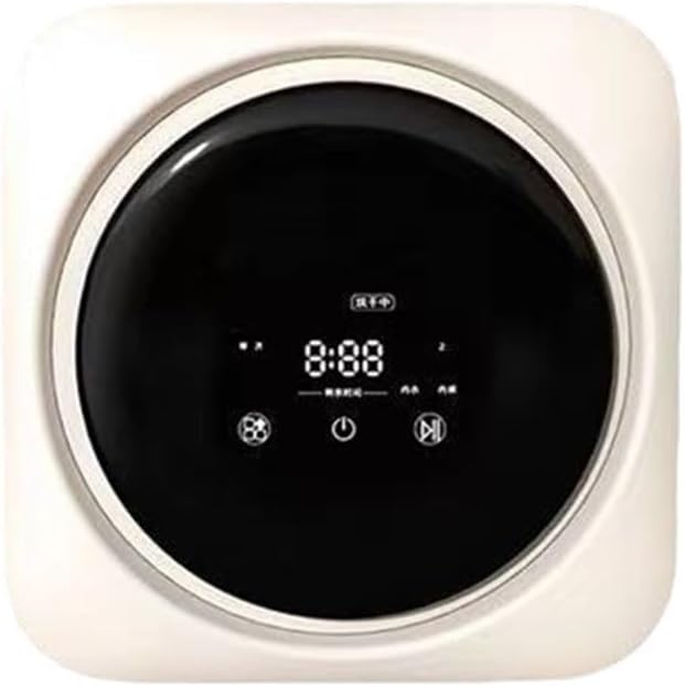 Portable 2-in-1 Washer Dryer Combo, 3.5L Mini Washing Machine with LCD Touch Panel & Stainless Steel Drum, for Underwear/Socks, Wall Mount or Tabletop Use(Wall mount)