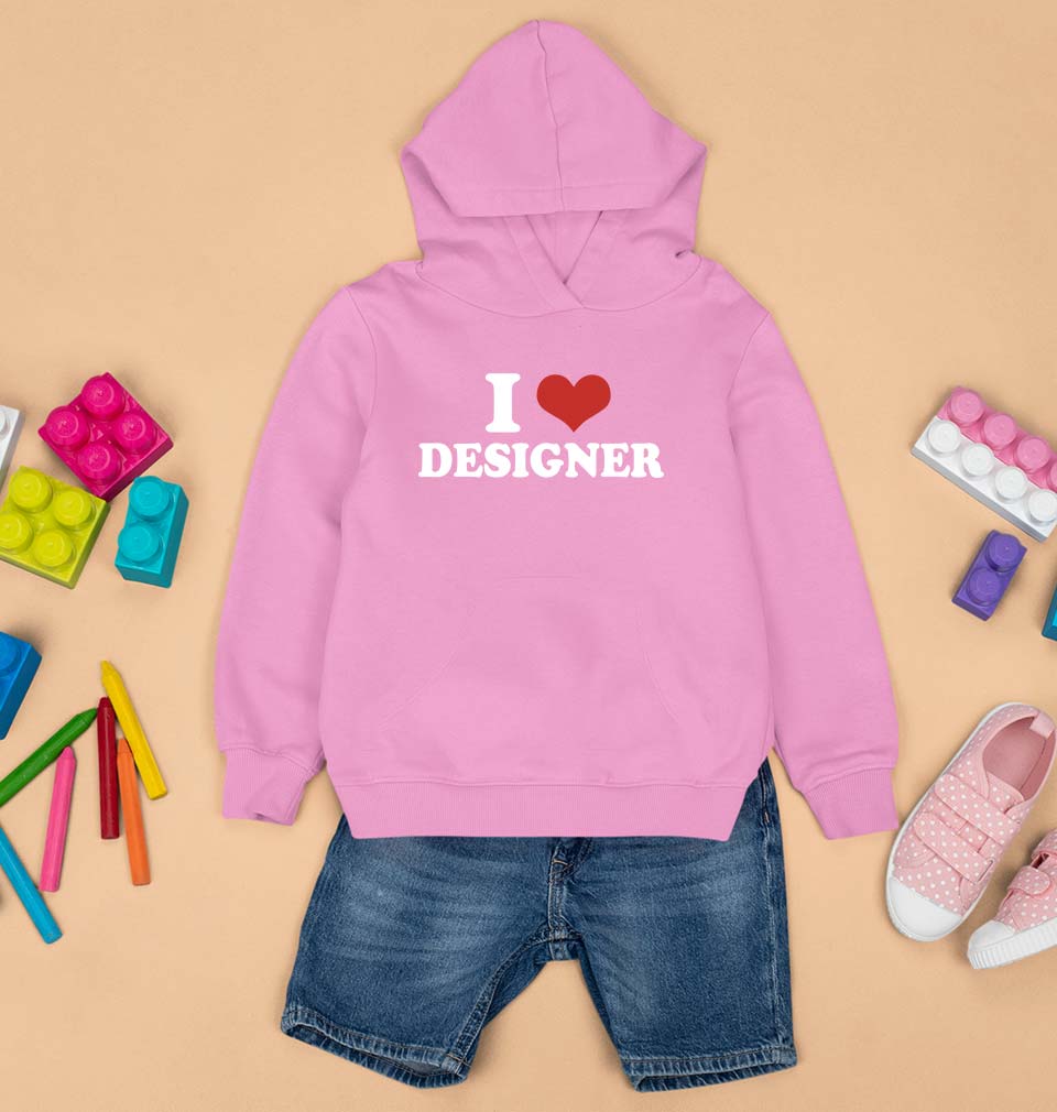 I LOVE DESIGNER Hoodie for Boy/Girl
