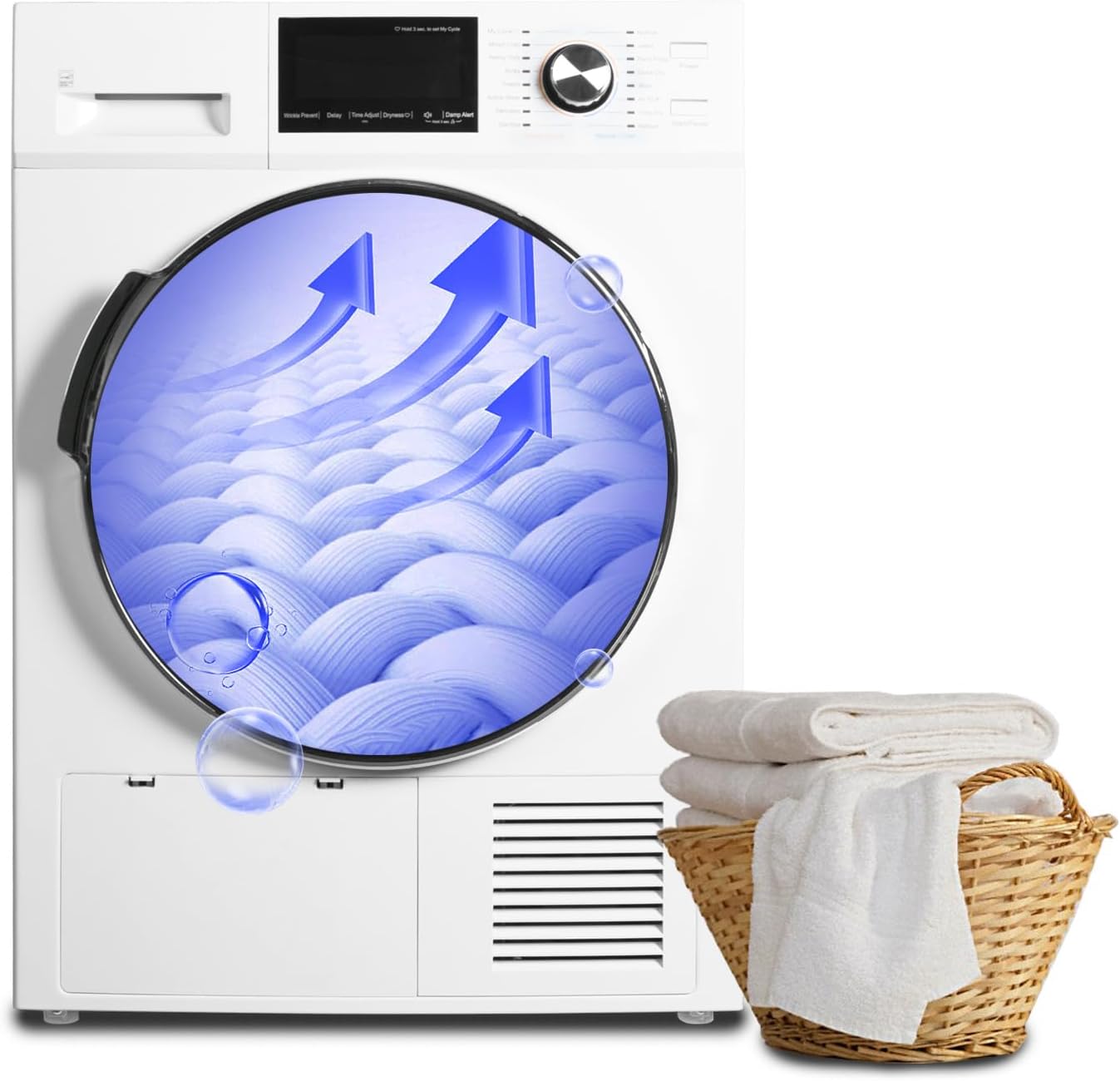 4.4 Cu.Ft Ventless Heat Pump Clothes Dryer, 24