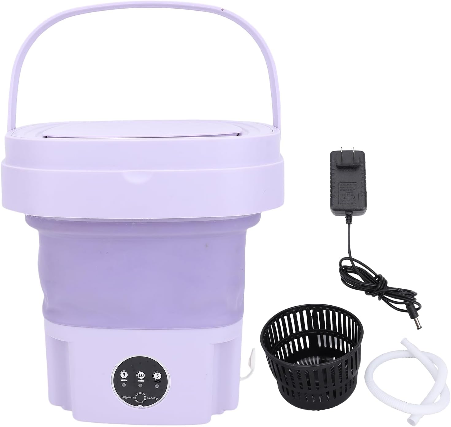 Mumusuki 11L Upgraded Mini Laundry Machine, Portable Washing Machine Foldable Design Ideal, Deep Cleaning of Underwear, Baby Clothes and Other Small Clothes for Apartments Hotels RV (US Plug)