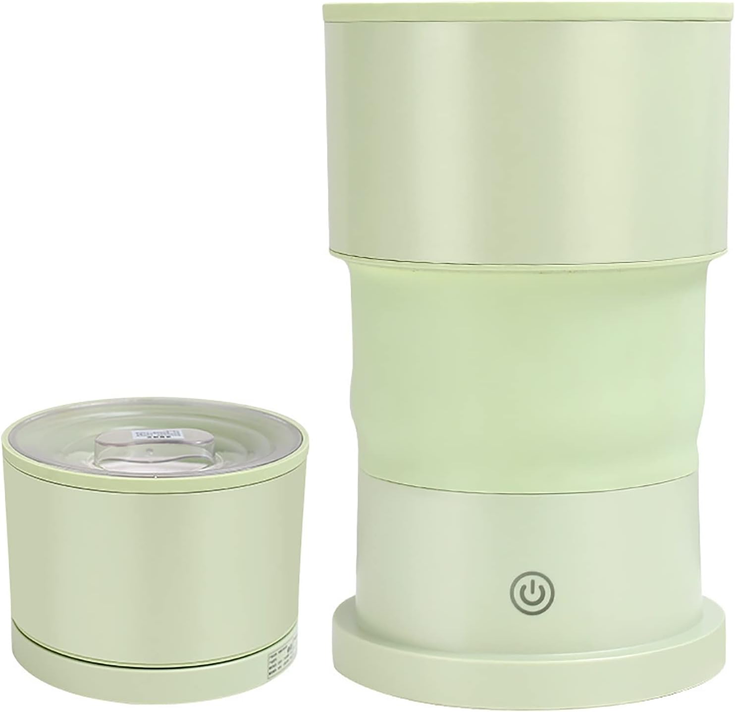 Portable Washing Machine, Foldable Small Washing Machine, Underwear Washing Machine, for Apartment, Laundry, Camping, Rv, Travel, Underwear, Personal, Baby (Color : Green)