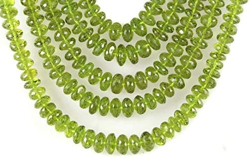 Natural Perit Rondelle Faceted Beads, Perit Beads, 15 to 19 Inch Strands, 6.5 to 8.3 mm Approx Code-HIGH-61351
