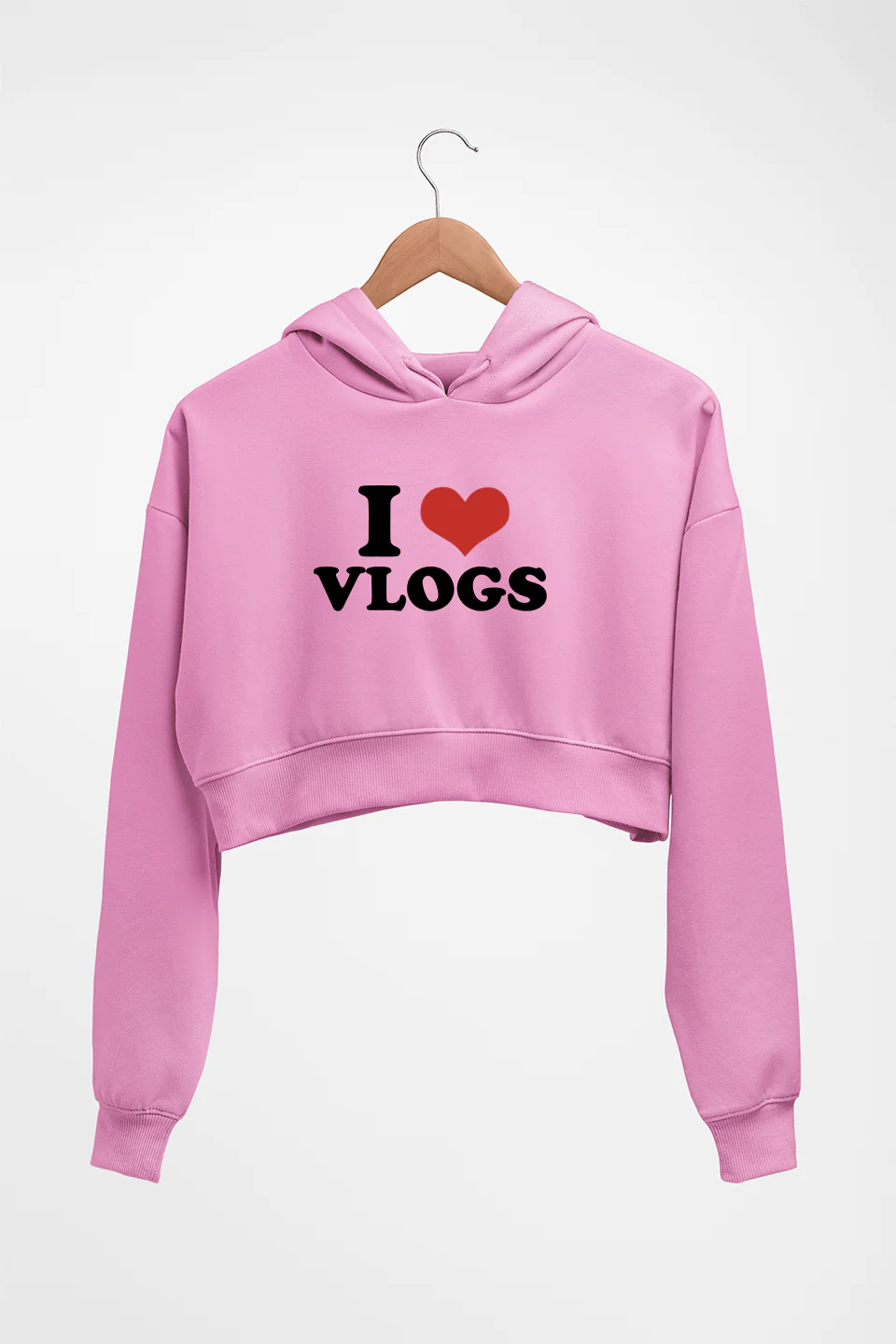 I LOVE VLOGS HOODIE FOR WOMEN