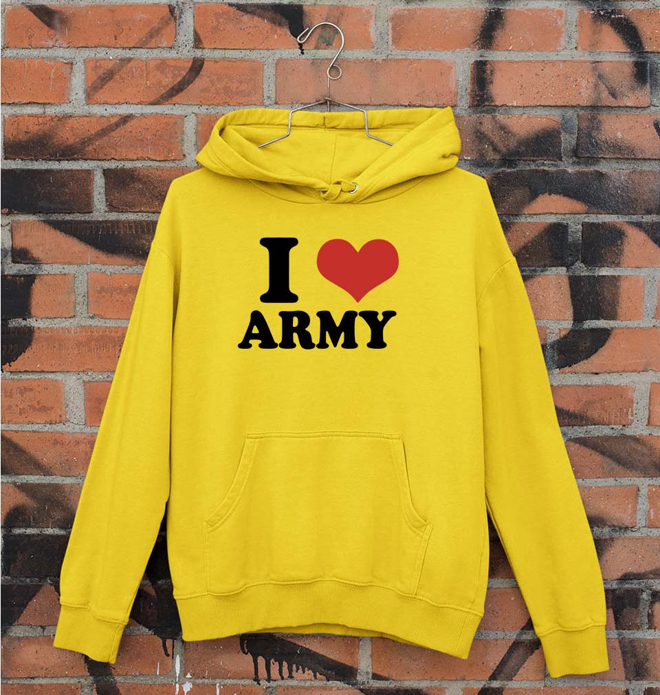 I LOVE ARMY Hoodie for Men/Women