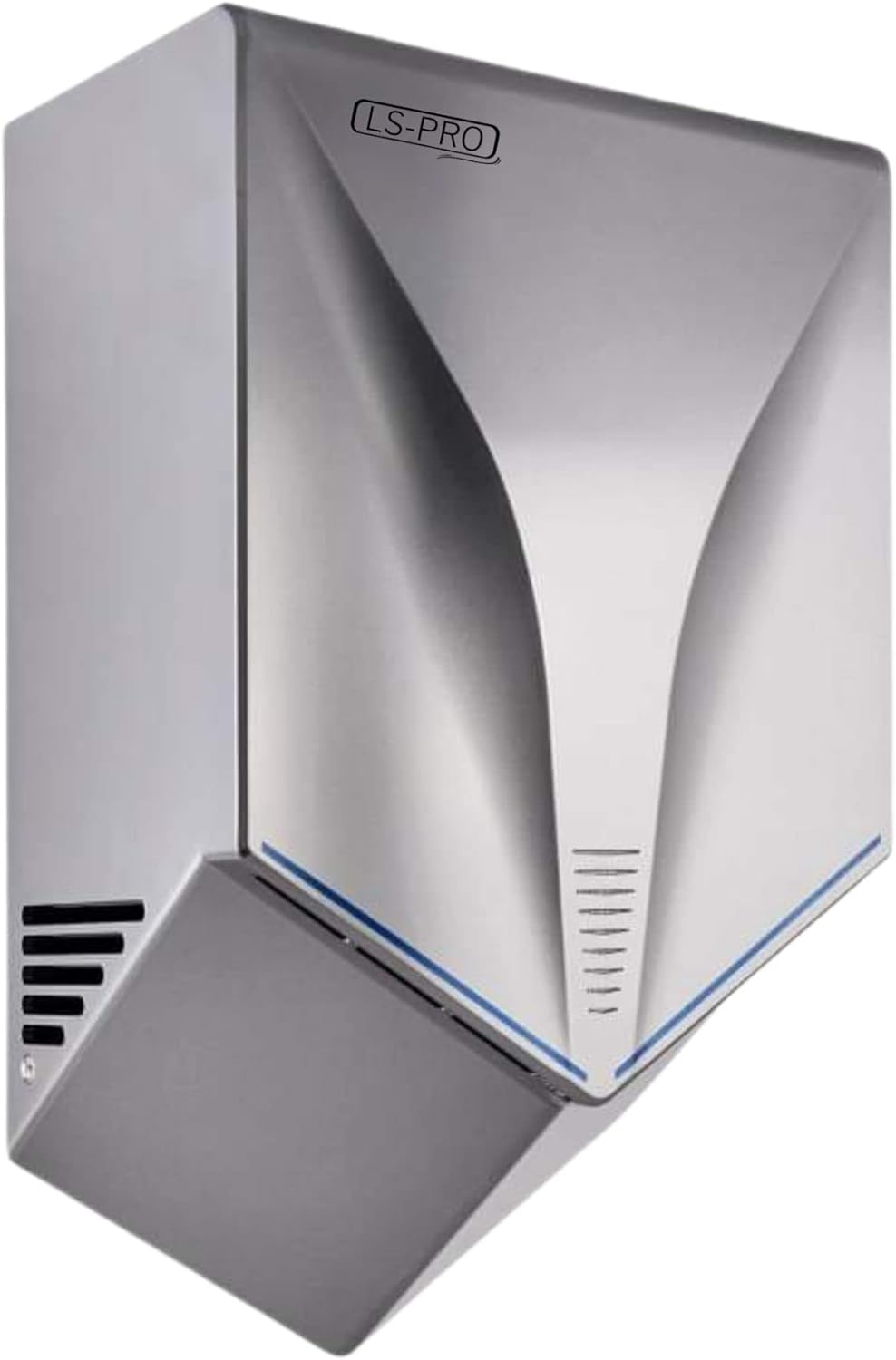 LS-PRO Automatic Hand Dryer for Commercial Bathrooms. High Speed Hot Air, Dry Hands in 7s. No Touch Operation with Infrared Sensor. Easy & Fast Installation. Low Noise 60 dB. 1 Year Warranty.