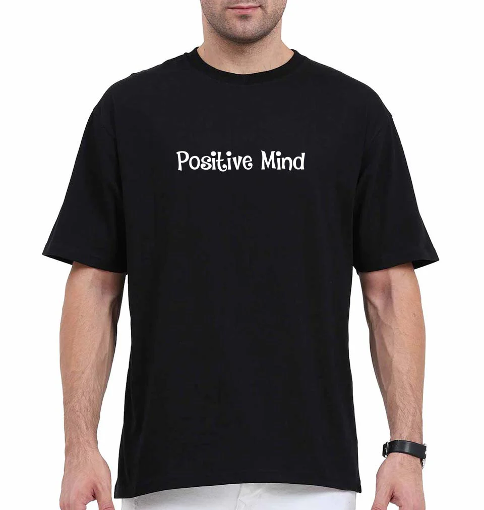 positive mind Oversized T-Shirt for Men
