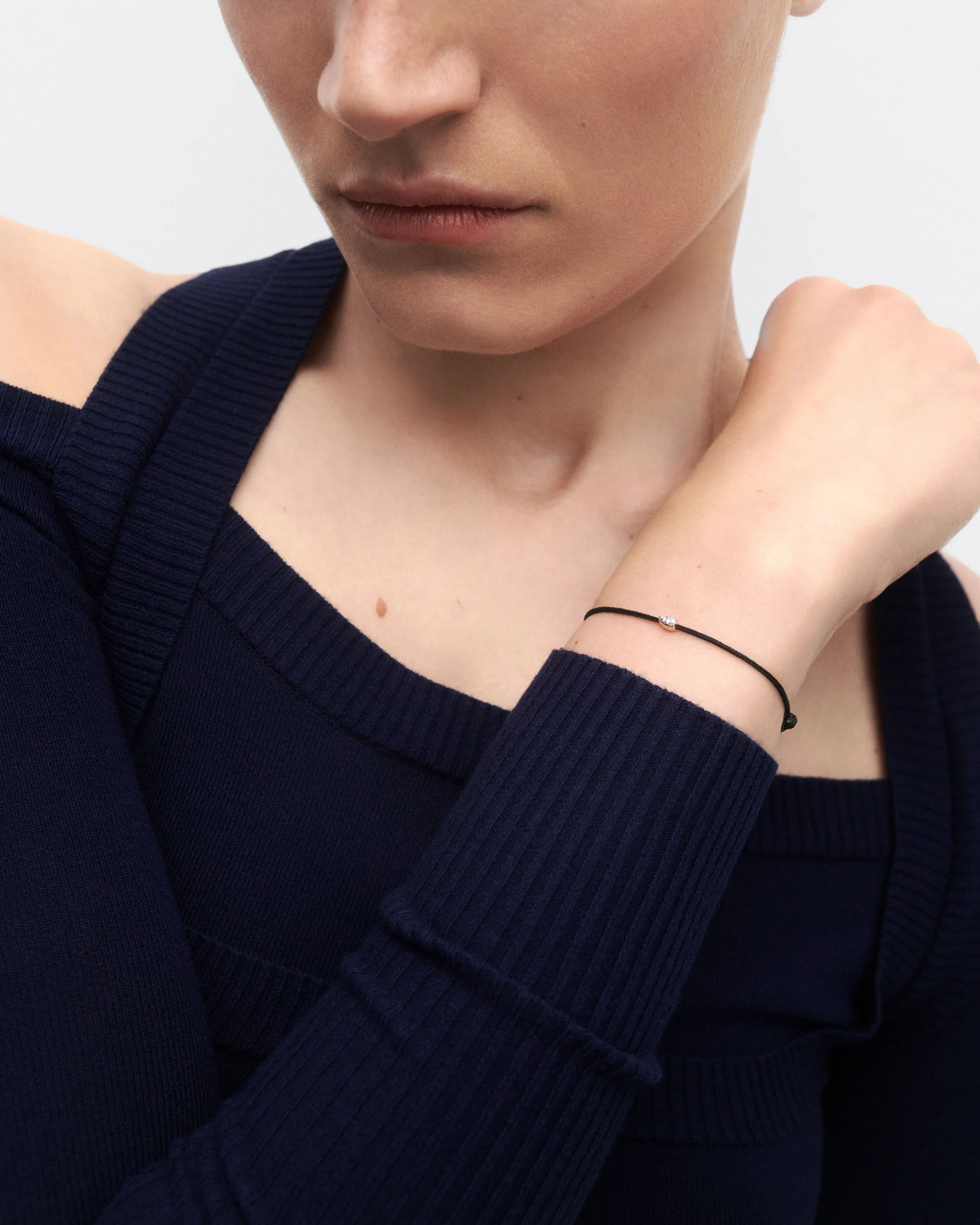 Isa Diamond cord bracelet