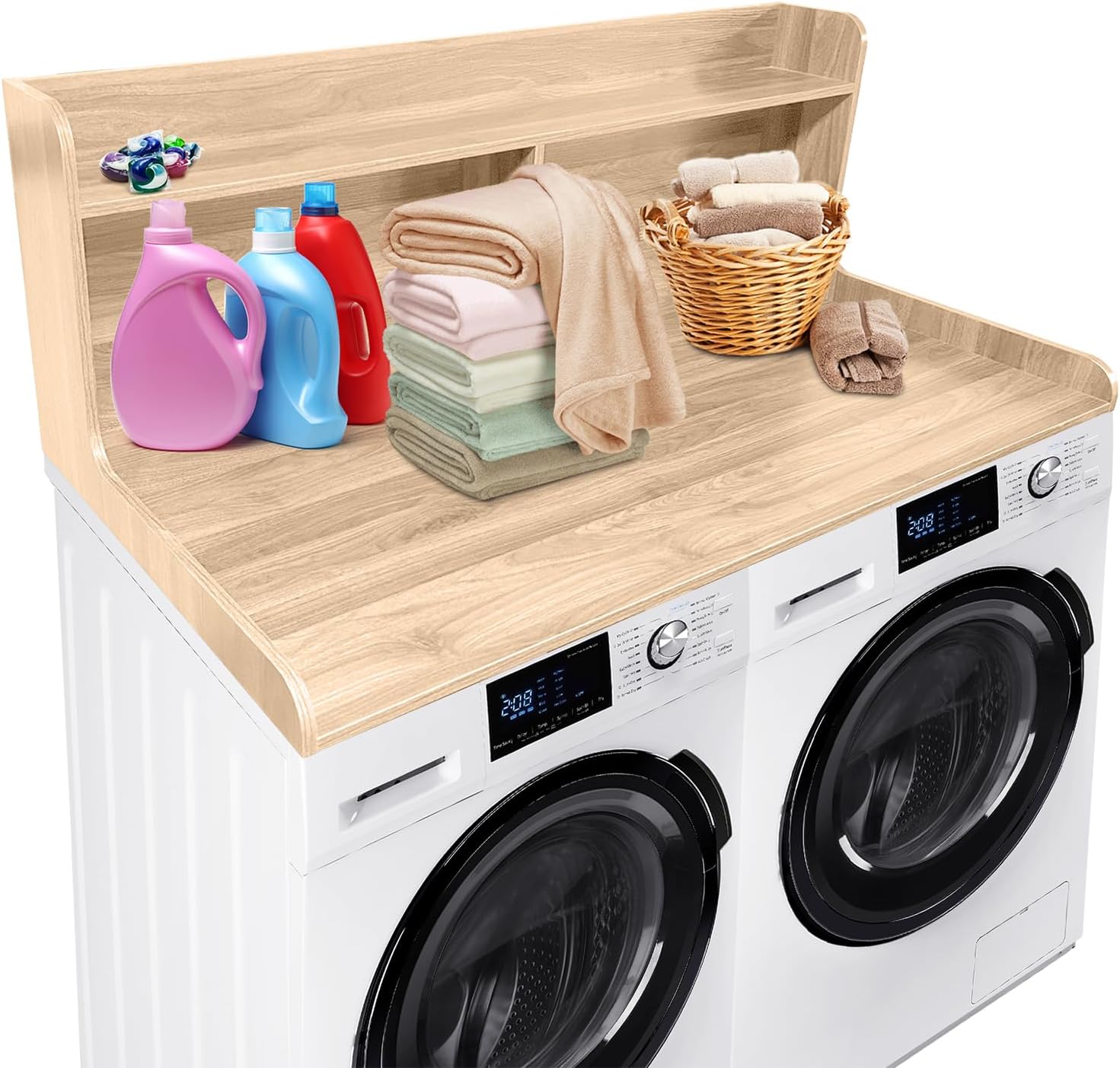 2-Tier Washer Dryer Countertop with 2.75