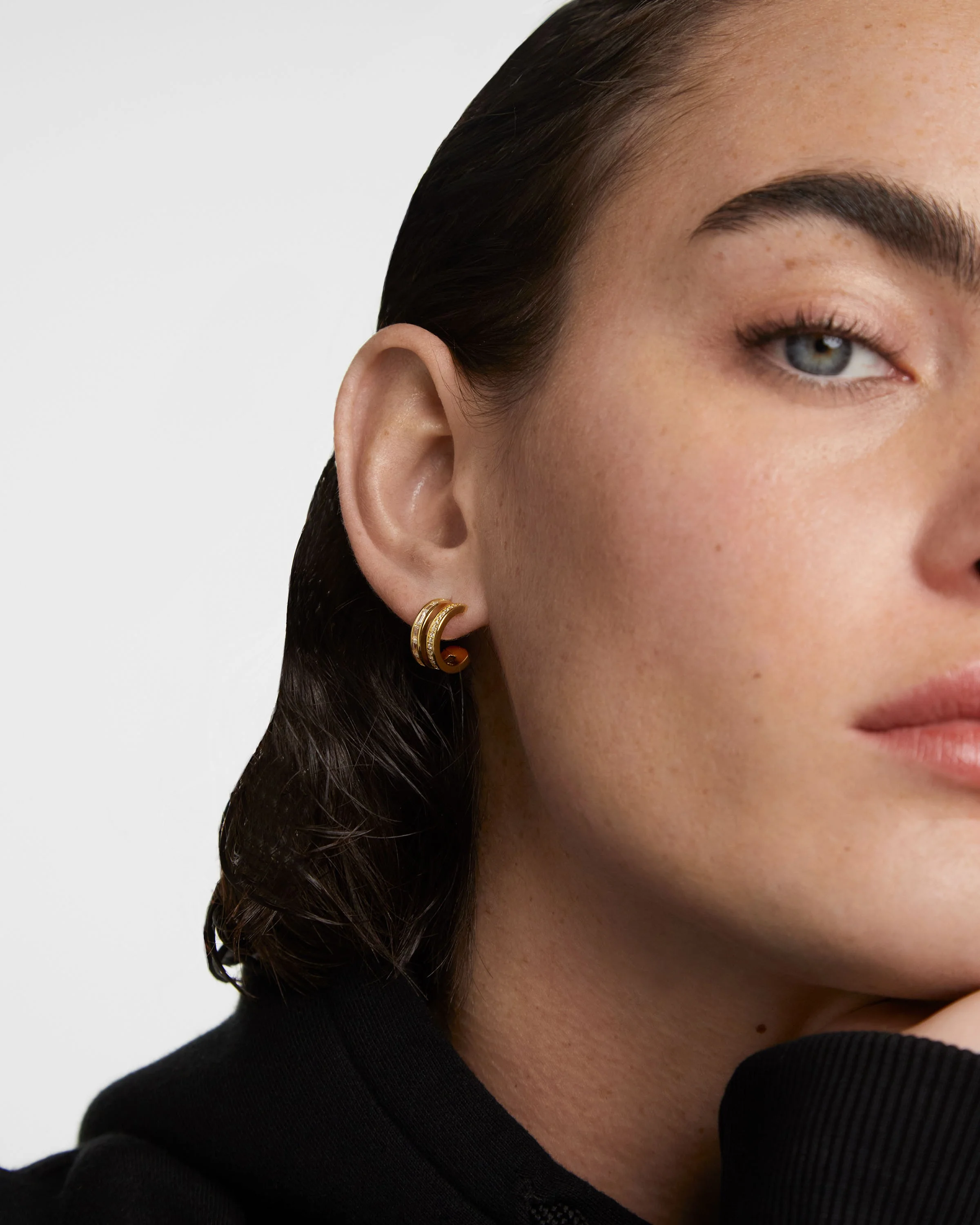 Bianca Double Band Hoops