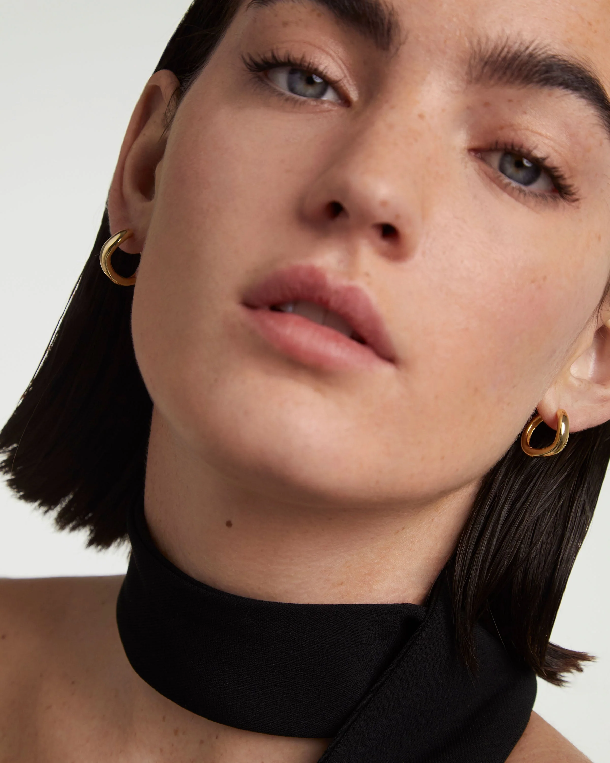 Gold Celeste Hoops