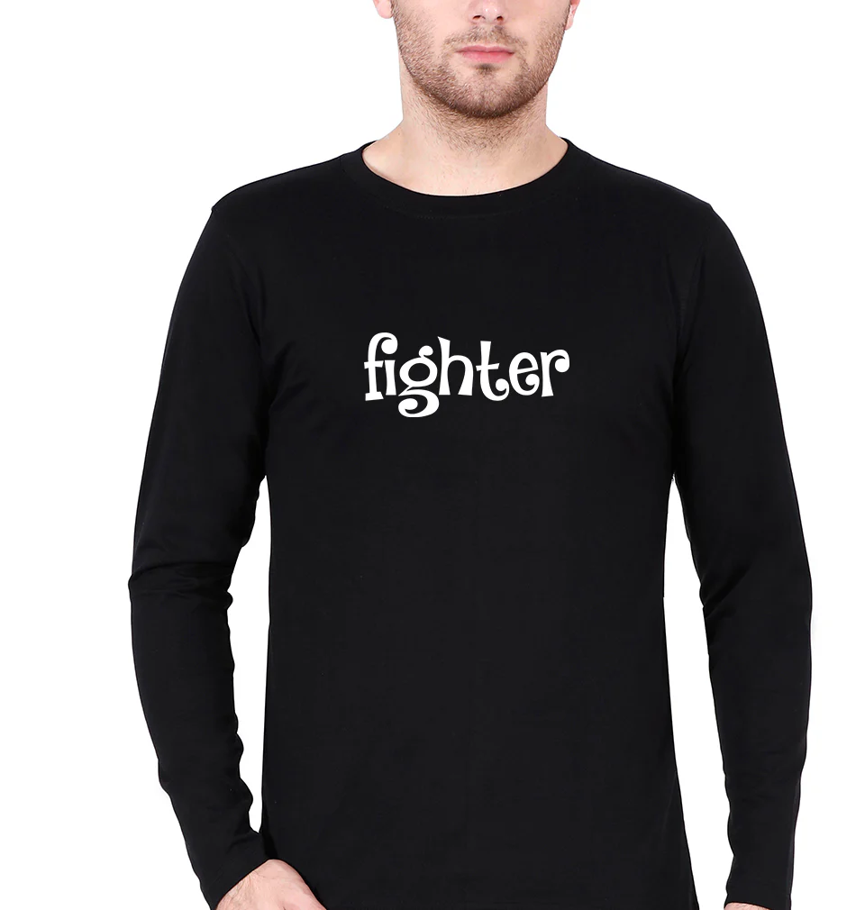 fighter Full Sleeves T-Shirt for Men