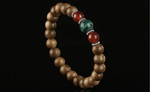 GLW Indonesia Genuine Wild Agarwood Aloewood Malas Meditation Prayer Beads 7mm #4947