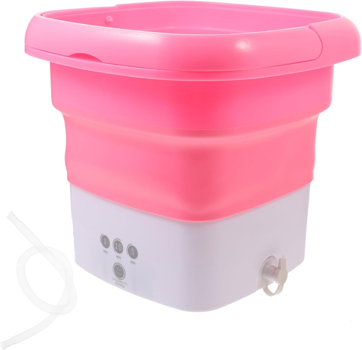 Mini Folding Washing Machine Compact Laundry Machine Timer Portable for Travel Camping Foldable and Easy to Carry