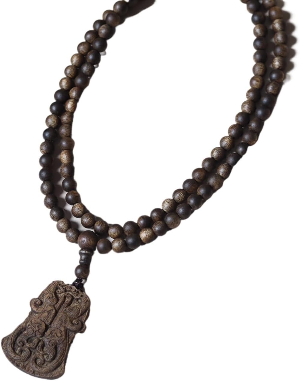 Vietnam Nha Trang White Agarwood Knotted Beads Multi-Circle 7mm*108 Beads Sinking Grade “Chi Hu”