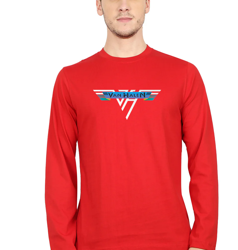 van halen Full Sleeves T-Shirt for Men