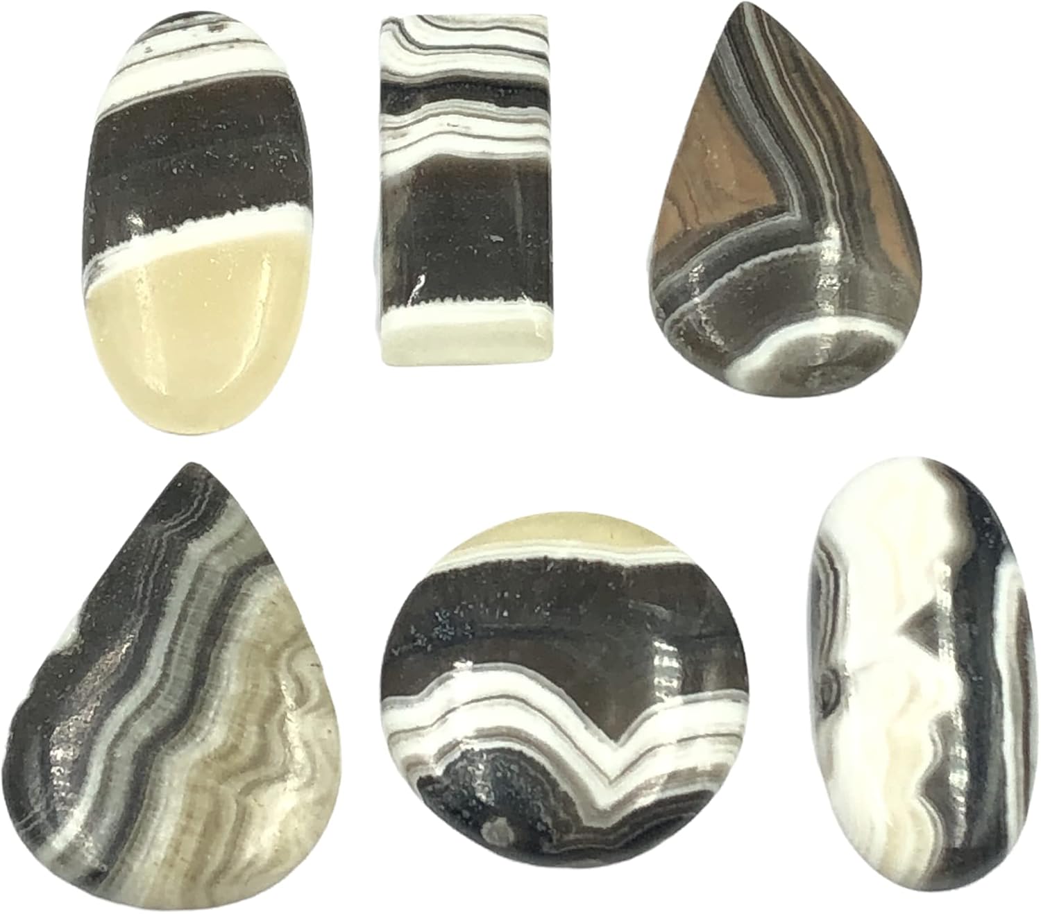 Natural ZEBRA JASPER Gemstone Loose Cabochon Lot For Jewelry Making, Loose Gemstone For Ring, Earring & Pendant Necklace, Jewelry Making Cabochons, Healing Gemstones