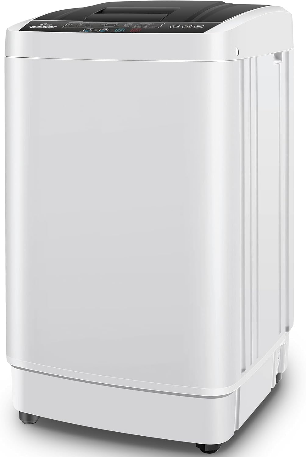 Nictemaw Portable Washing Machine 17.8Lbs Portable Washer with 10 Programs 8 Water Levels, 2.4 Cu.ft Compact Washer Machine with Drain Pump, Compact Laundry Machine for Apartment, Home, Dorms, Rv