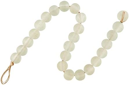 47thmain Clear Glass Decor Beads (Pack of 2)